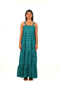Turquoise Blue Circles Bandhav