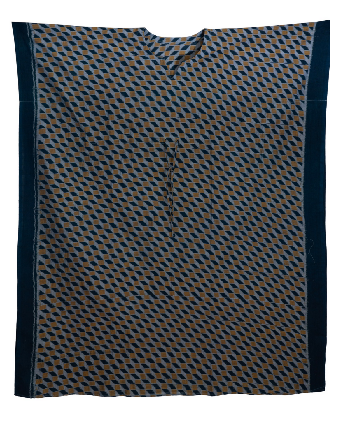 Blue and Yellow 3D Kaftan